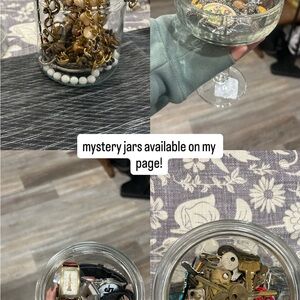 Mystery Jars with Assorted Trinkets available on my page